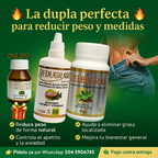 Kit Reductor Natural JADZ: Gotas Redugrass, Cápsulas Delbegras y Purgante Natural de regalo